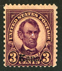 U.S. #661 MINT OG HR