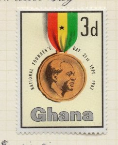 Ghana 1962 Early Issue Fine Mint Hinged 3d. NW-167912