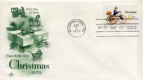 United States, First Day Cover, Christmas