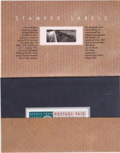 Australia NSL MNH Stamped Label (E)