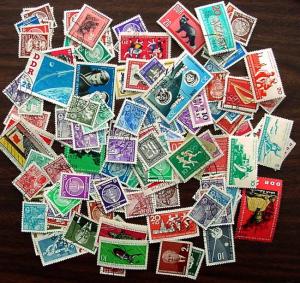 Packet, DDR, 166 different, mint/used/CTO