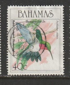 1989 Bahamas - Sc 669 - used VF - 1 single - Hummingbirds