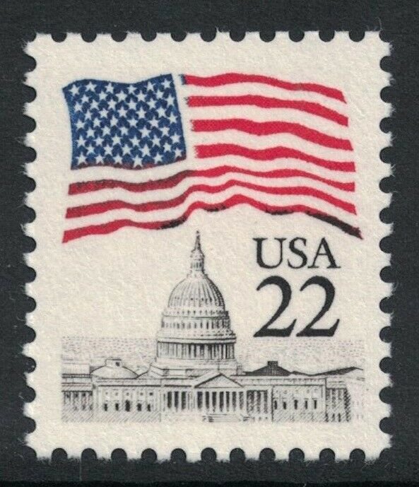 Scott 2114- Flag over Capitol Building, Sheet Issue- 22c MNH 1984- unused mint