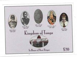 Tonga 2012 Kings and Queen Kingdom Sc 1189 S/S MNH C14