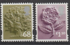 Great Britain Scott# England 24-25 SG# EN31,41 2011 QEII MNH