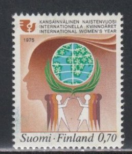 Finland # 579, International Women's Year, Mint Hinged