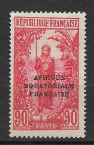 French Middle Congo 1930, 90c Scott # 44, VF MLH* (RMD-8)