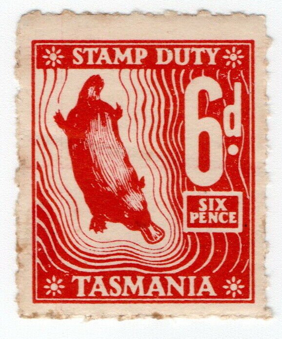 (I.B) Australia - Tasmania Revenue : Stamp Duty 6d