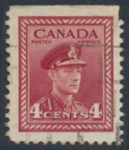 Canada  SC# 254  SG 380 Used ex booklet top imperf  see details & scans