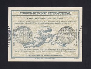 MEXICO: EARLY 12c INTERNATIONAL REPLY COUPON - IRC