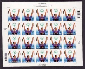 USA-Sc#3771- id12-unused NH sheet-Sports-Special Olympics-2003-