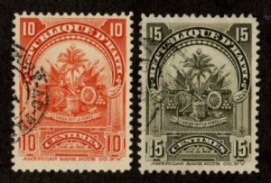 Haiti #62-63 used