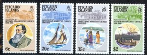 Pitcairn Islands Sc# 277-280 MNH 1986 7th Day Adventist Church 100th