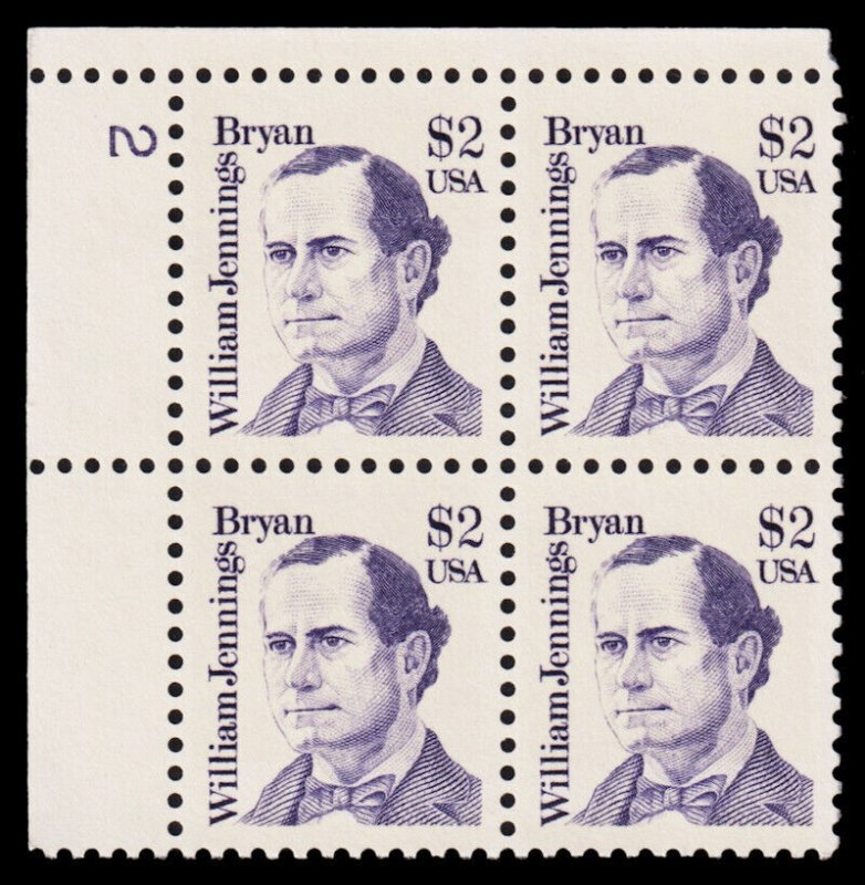 United States Scott 2195 Upper Left Plate Block of 4 (1986) Mint NH VF W 