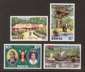 Kenya Sc# 84-7 MNH Silver Jubilee