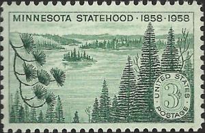 # 1106 MINT NEVER HINGED MINNESOTA STATEHOOD