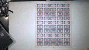 US SCOTT# 917 FULL SHEET MNH OG