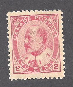 CANADA # 90e VF MINT NH 2c KEVII TYPE 1 BS26753