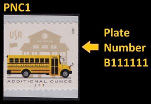 US 5741 School Bus additional ounce rate PNC1 MNH 2023