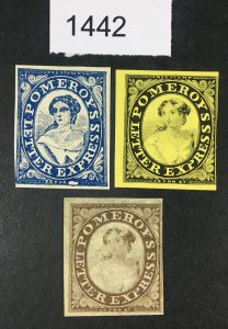 US STAMPS # 1 POMEROY'S LETTER EXPRESS LOCAL LOT #1442