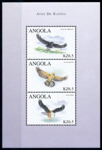 [78649] Angola 2000 Birds Vögel Oiseaux of Prey Sheet MNH