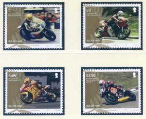 2017 Isle of Man TT Winners Set SG2207/2210 Unmounted Mint