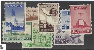 Greece  SC#490-497 Mint F-VF SCV$72.65.....Great Opportunity!