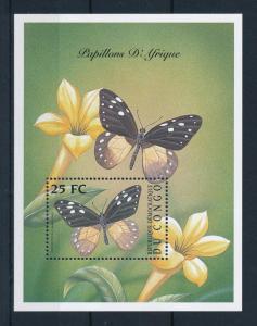 [28564] Congo Kinshasa 2001 Butterflies Schmetterlingen Papillons  MNH Sheet