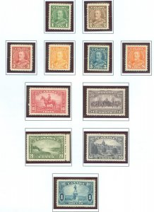 Canada #217-227 Mint (NH) Single (Complete Set)