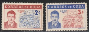 1962 Cuba Stamps Attack on Moncada Barracks 9th Anniv. of The Revolution MNH