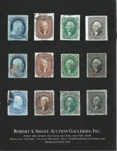 Superb U.S. Stamps, Robert A. Siegel, Sale #1231, Feb. 9-10, 2021, Catalog 