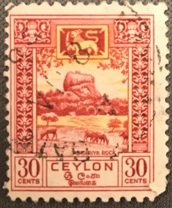 Ceylon # 310 Used