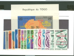 Togo #407-21a Mint (NH) Single (Complete Set)