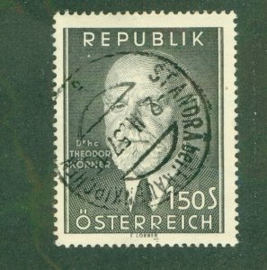 AUSTRIA 588 USED BIN $2.00