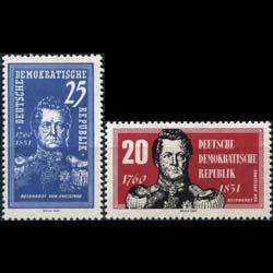 DDR 1960 - Scott# 518-9 Marshal Gneisen Set of 2 LH