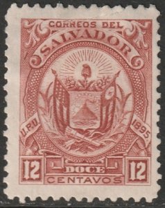 El Salvador 1895 Sc 122 MNG(*) tear at top