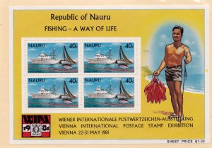 Nauru Souvenir Sheet         230a             MNH OG