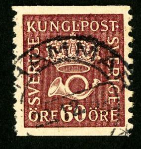 Sweden Stamps # 161 XF Used Key Value Scott Value $150.00