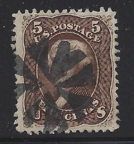 US #76 Bright Bold Excellent Stamp