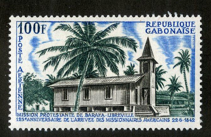 GABON C59 MNH SCV $2.75 BIN $1.50 AMERICAN MISSIONARIES