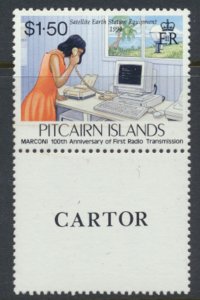 Pitcairn Islands SG 481  SC# 434 MNH  1995 Radio Transmission see details scan 