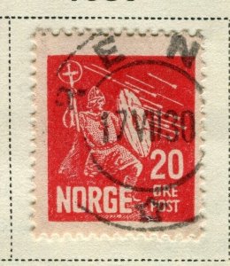 NORWAY; 1930 early Olav the Holy issue fine used 20ore. value