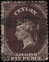 CEYLON   #20A USED (2)
