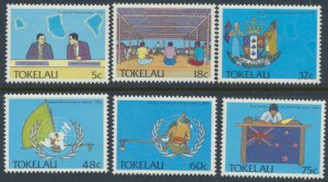 Tokelau Islands  SC# 151-156 MNH  Political Development  see details & scans    