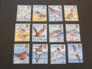 Kiribati 2008 Sc 927-38 bird set MNH