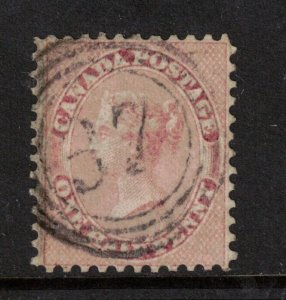 Canada #11 Extra Fine Used With Ideal 4 Ring 37 Cancel - Artfully Repaired