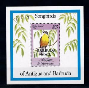 [52897] Barbuda 1984 Birds Vögel Oiseaux with overprint Barbuda mail MNH Sheet