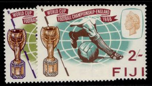 FIJI QEII SG349-350, 1966 world cup set, NH MINT.