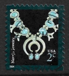 USA 2005 2c NAVAJO NECKLACE Issue Sc 3751 VFU