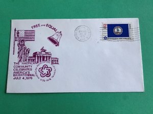 U.S.A. Bicentennial Free and Equal 1976  Stamp Cover R42730